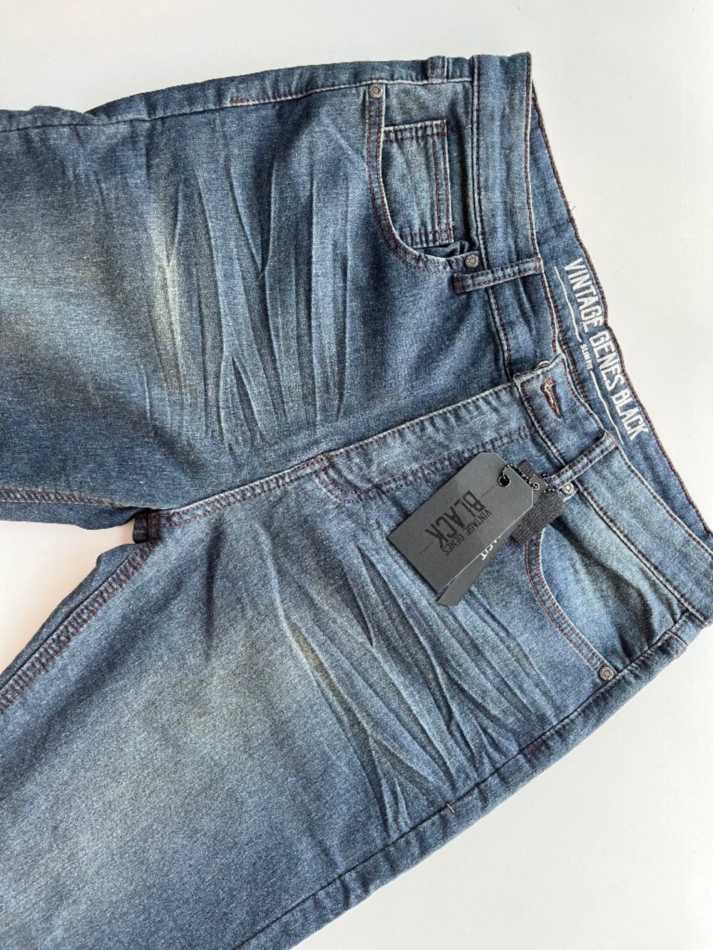 Men's Blue Jeans "Vintage Genes" [Talla 34x30 & 34x32] - New with Tags-Moda Jour